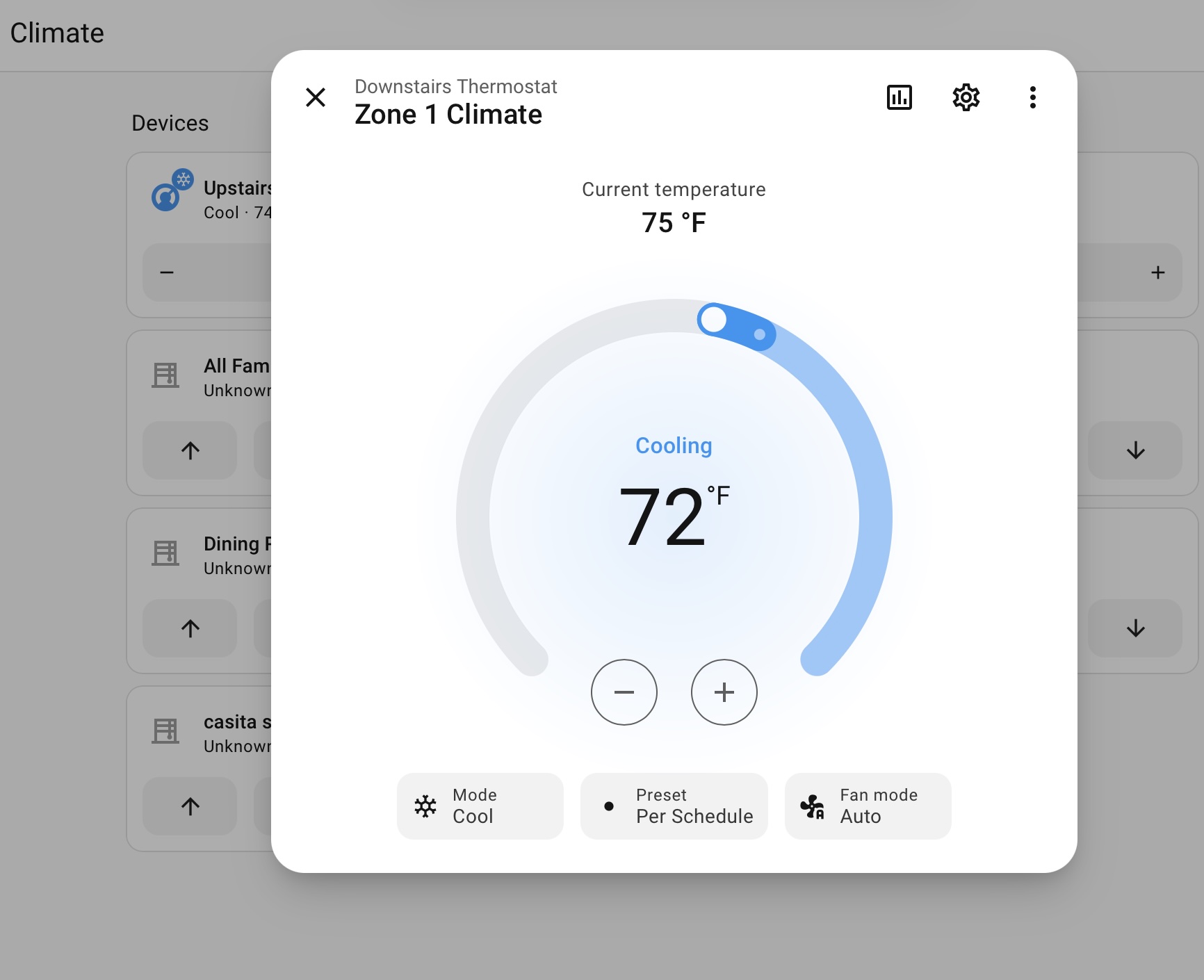 Physical Thermostat & ESP32 Smart HVAC Control
